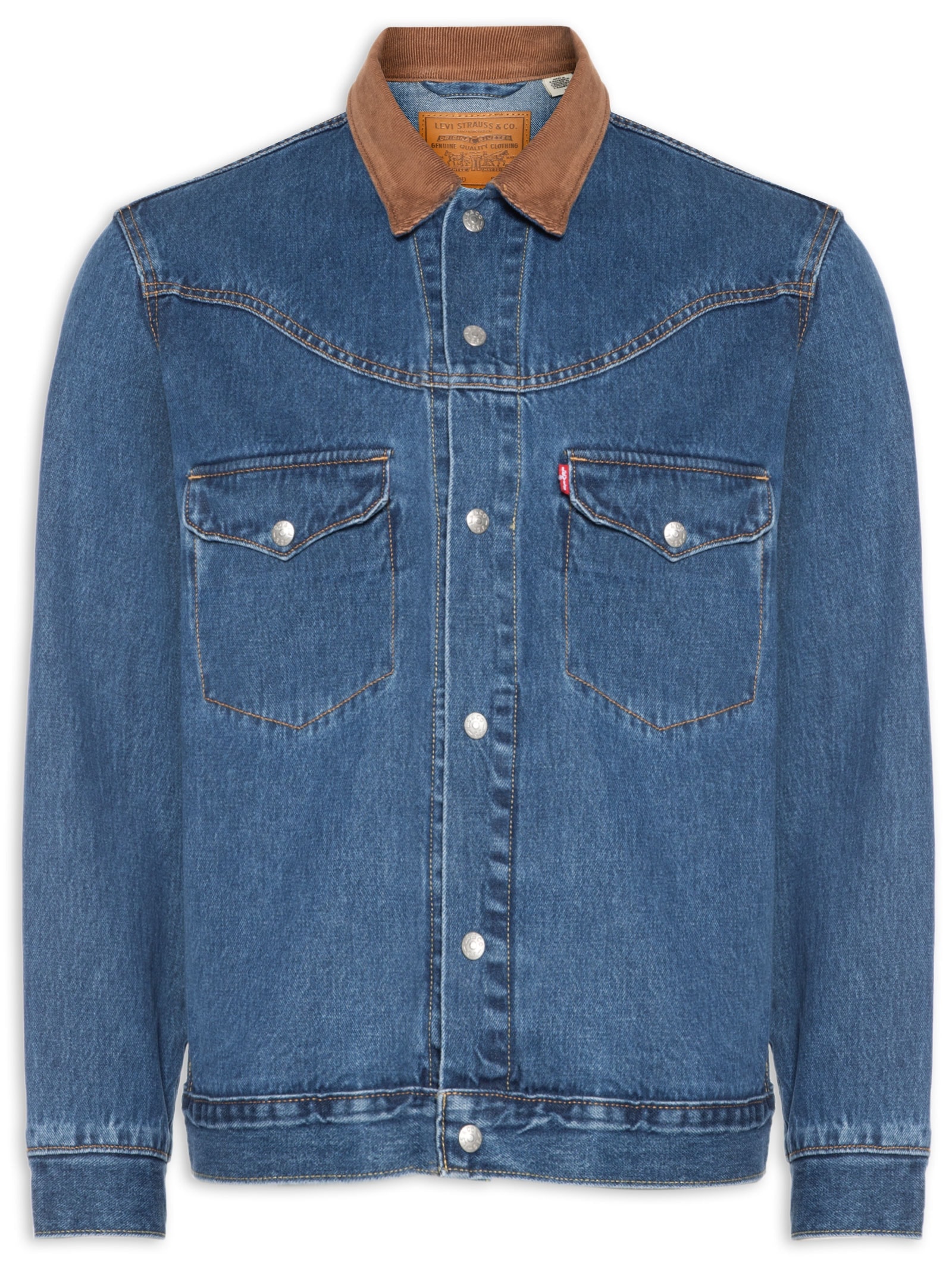 Jaqueta Masculina Jeans Western Shorthorn Trucker Azul Levi's