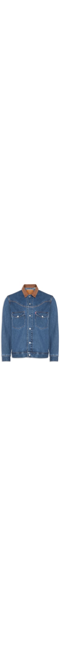 Jaqueta Masculina Jeans Western Shorthorn Trucker - Azul