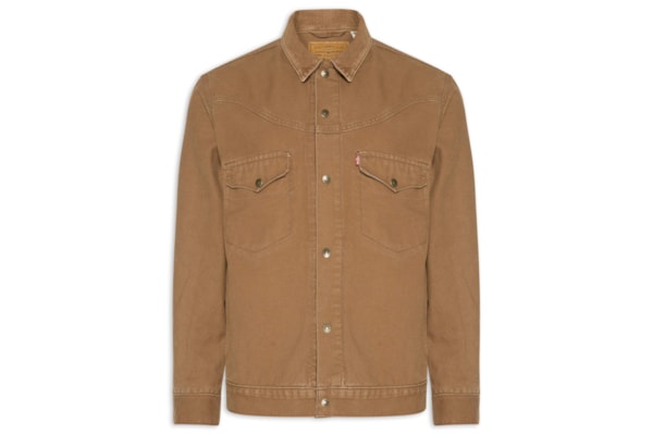 Jaqueta Masculina Jeans Western Shorthorn Trucker - Marrom