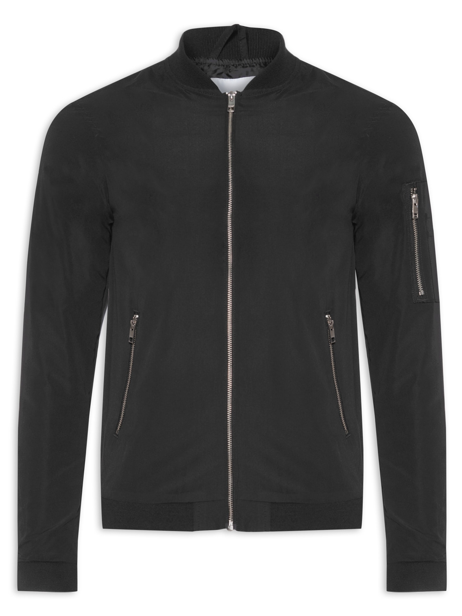 Jack & Jones - Jaqueta Masculina Jerush Bomber Noos - Preto