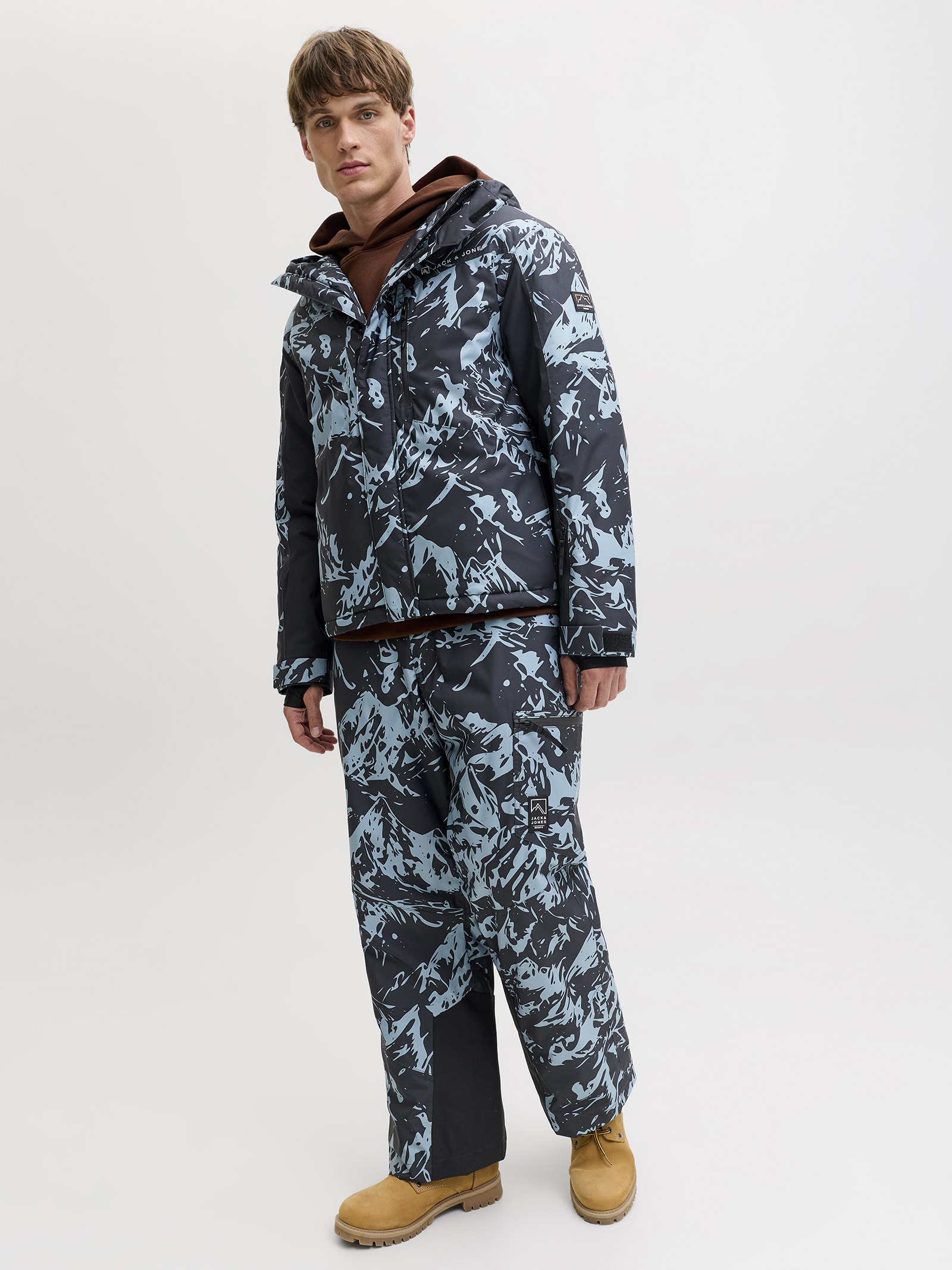 Jaqueta Masculina Jj Alpes Shell Ski Azul Jack & Jones