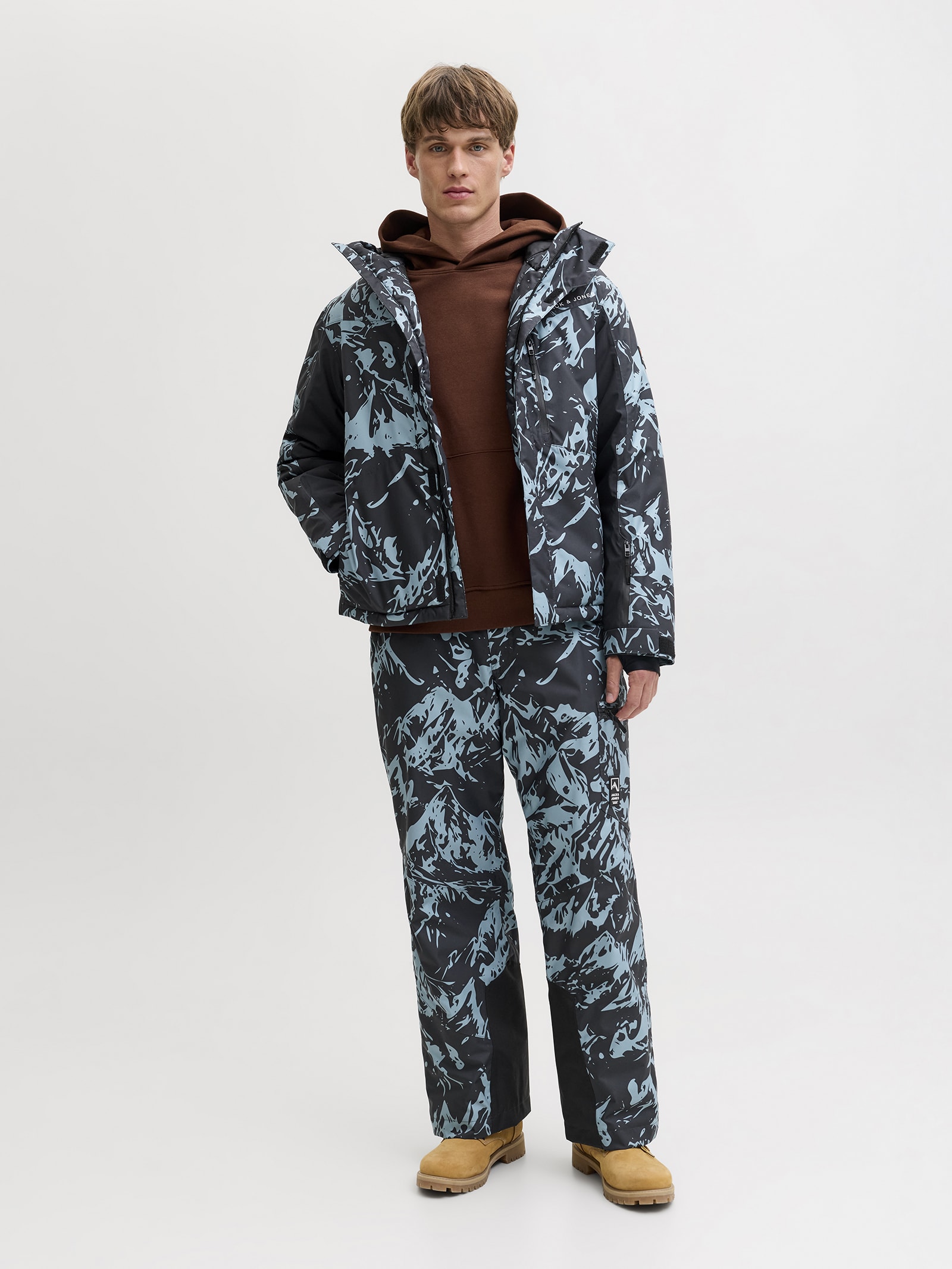 Jaqueta Masculina Jj Alpes Shell Ski Azul Jack & Jones