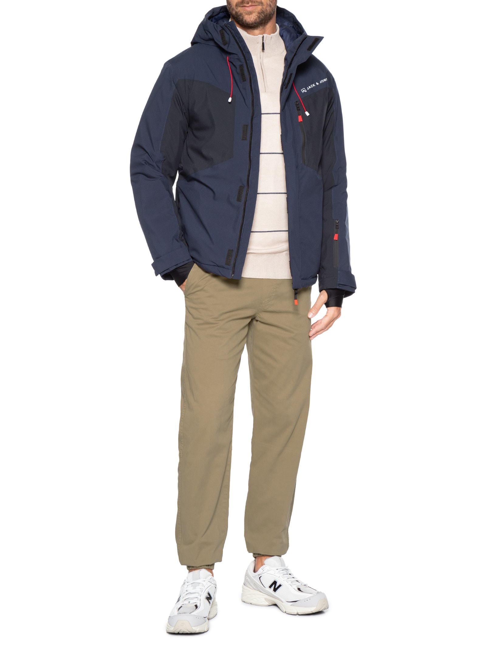 Jaqueta Masculina Jj Alpes Shell Ski - Azul - Jack & Jones