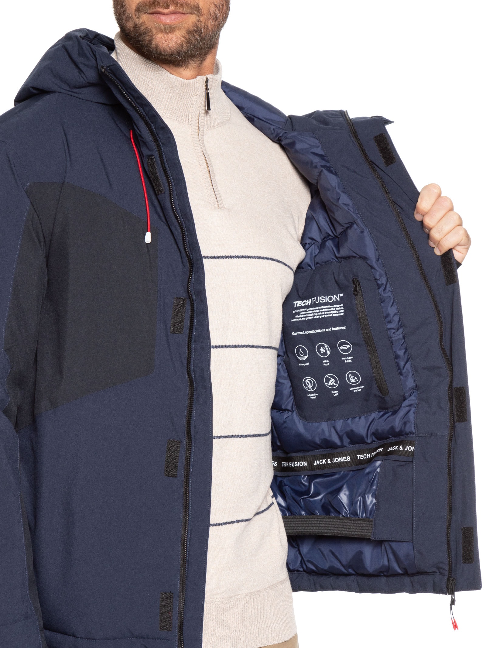 Jaqueta Masculina Jj Alpes Shell Ski - Azul - Jack & Jones