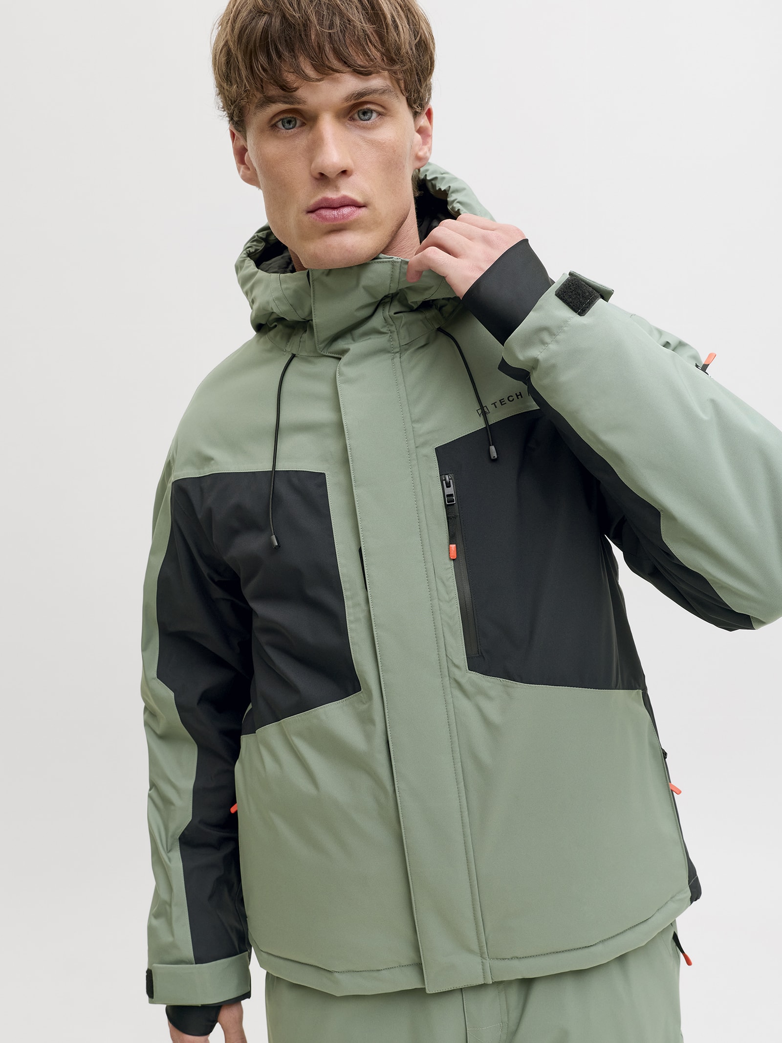 Jaqueta Masculina Jj Alpes Shell Ski Verde Jack & Jones