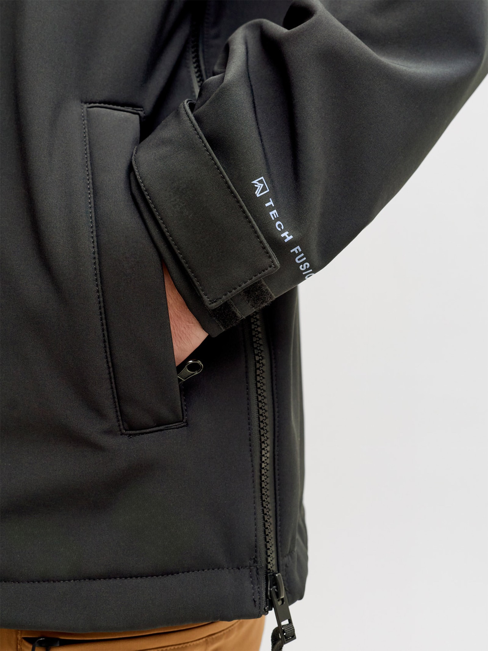 Jaqueta Masculina JJ Auris Hood Ski Preto Jack & Jones