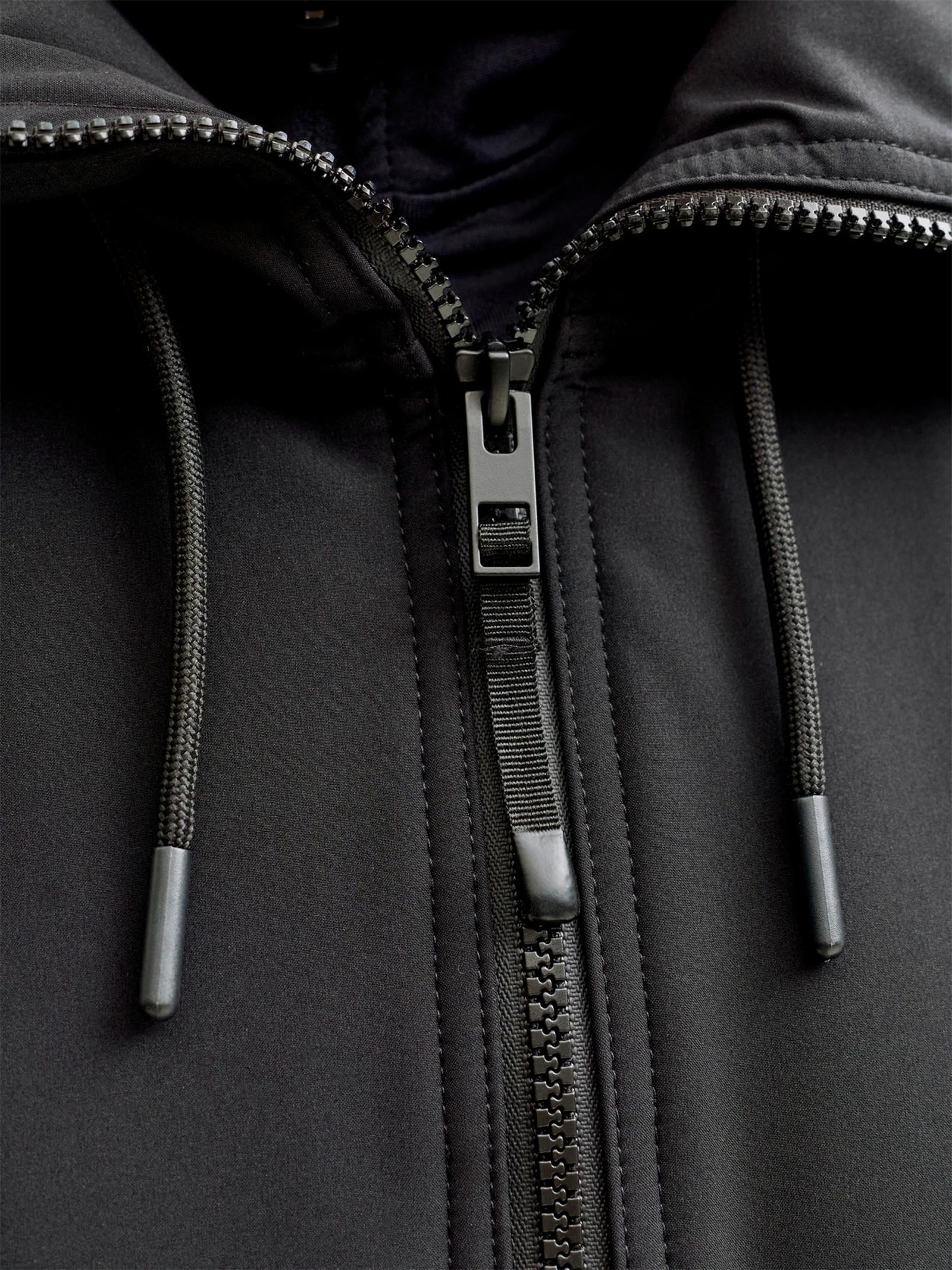 Jaqueta Masculina JJ Auris Hood Ski Preto Jack & Jones