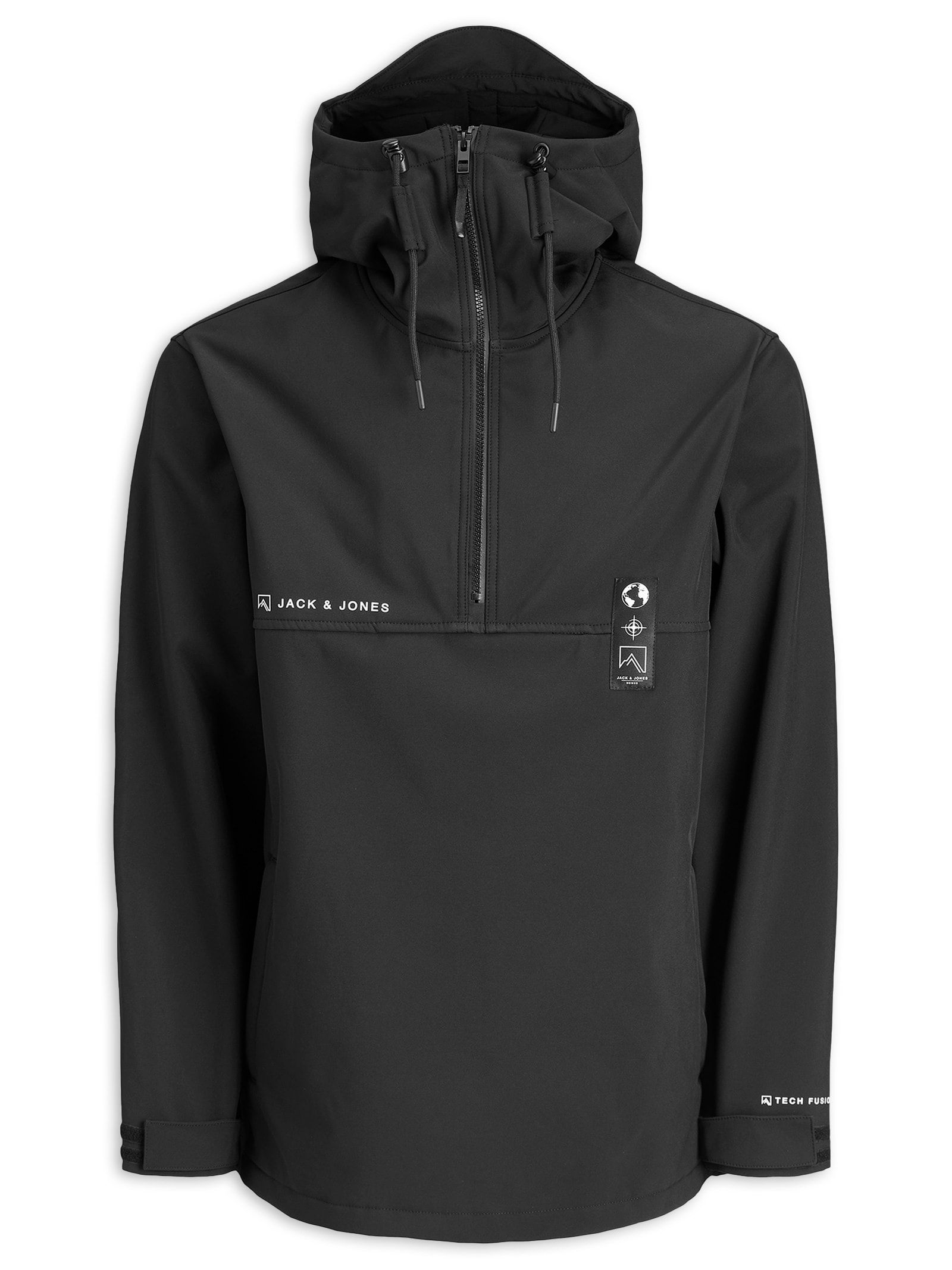 Jaqueta Masculina JJ Auris Hood Ski Preto Jack & Jones