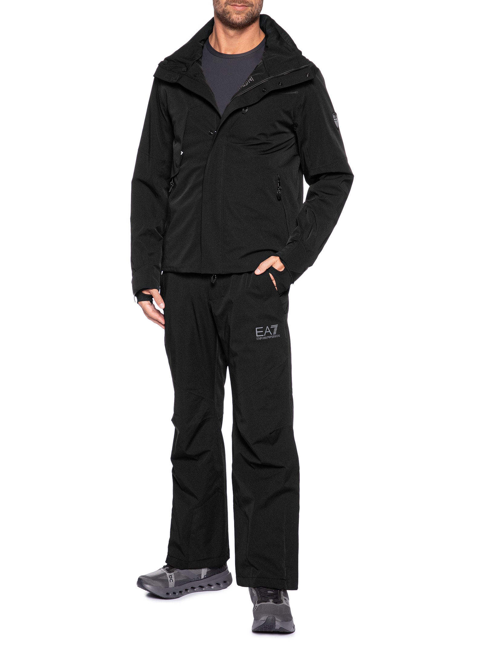 Jaqueta Masculina Kitzbuhel Protectum7 Woven Blouson Ski Preto Ea7 Emporio Armani