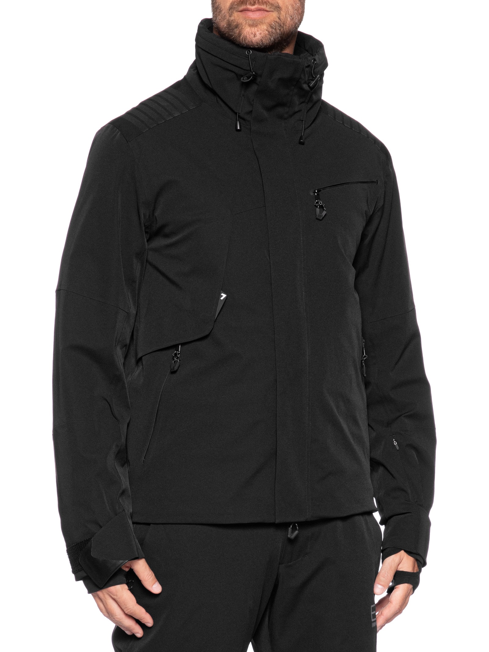 Jaqueta Masculina Kitzbuhel Protectum7 Woven Blouson Ski – Preto Ea7 Emporio Armani