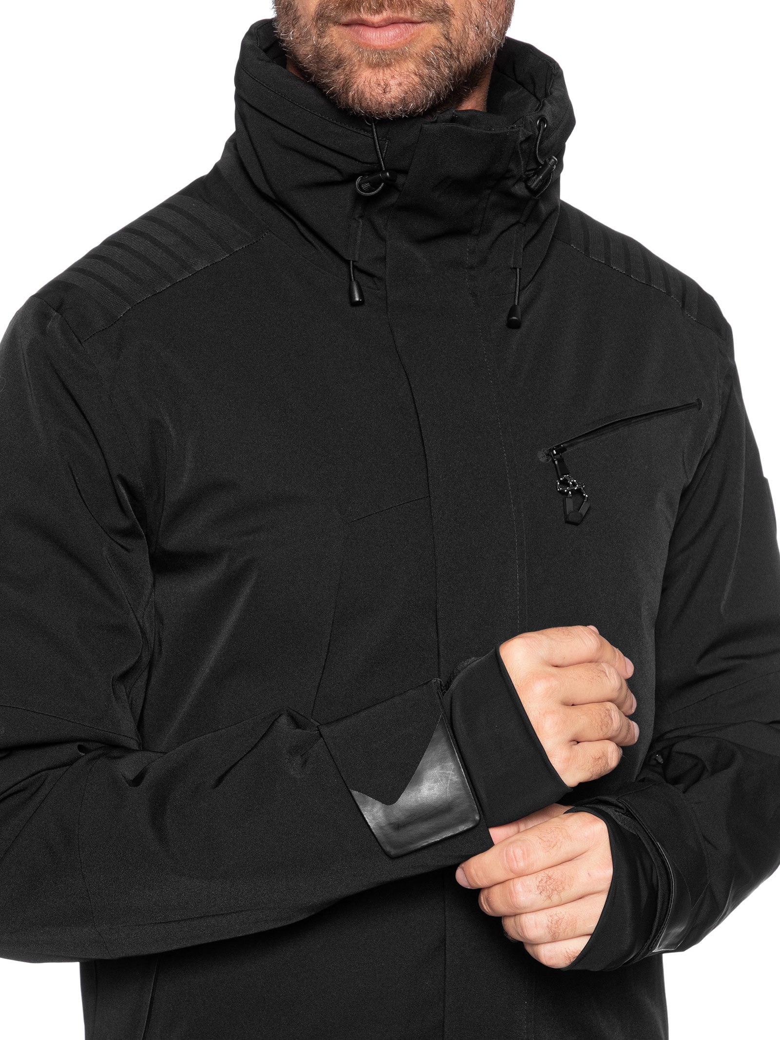 Jaqueta Masculina Kitzbuhel Protectum7 Woven Blouson Ski – Preto Ea7 Emporio Armani