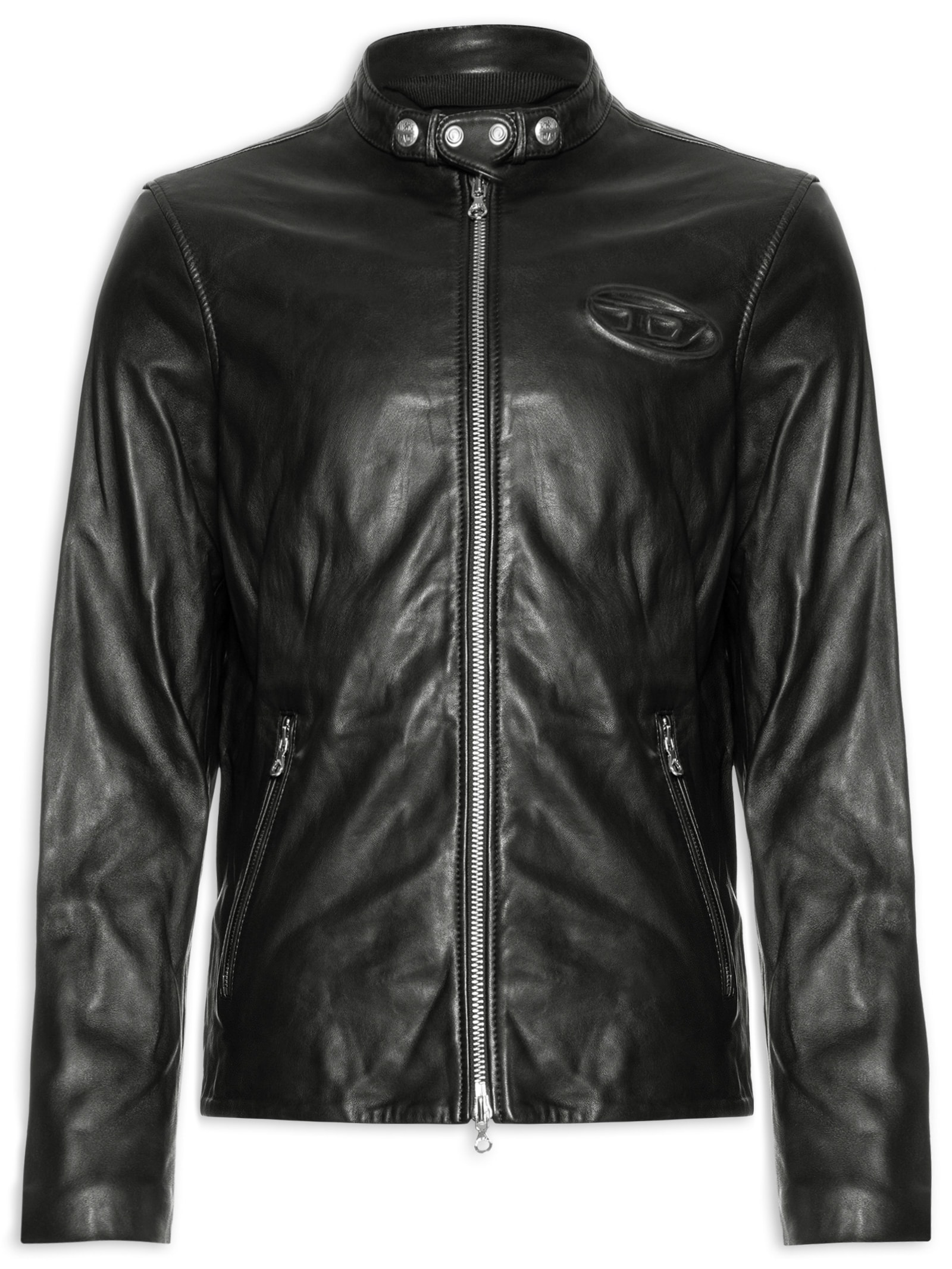 Diesel - Jaqueta Masculina L-Metal - Preto