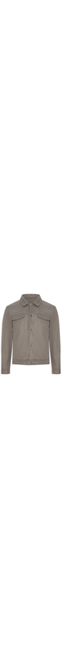 Jaqueta Masculina Lã Batida - Marrom