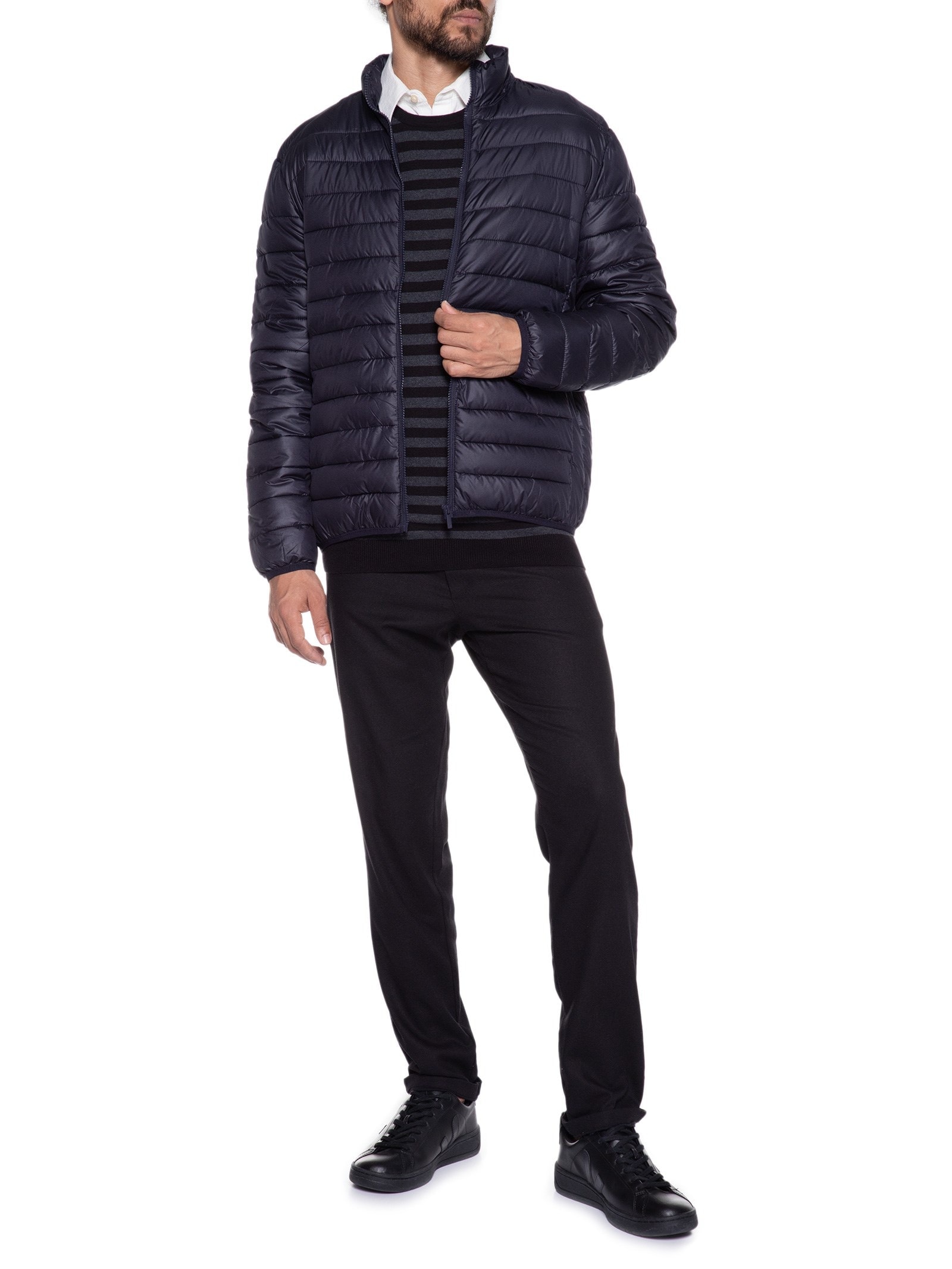 Jaqueta Masculina Lisa Azul Hering