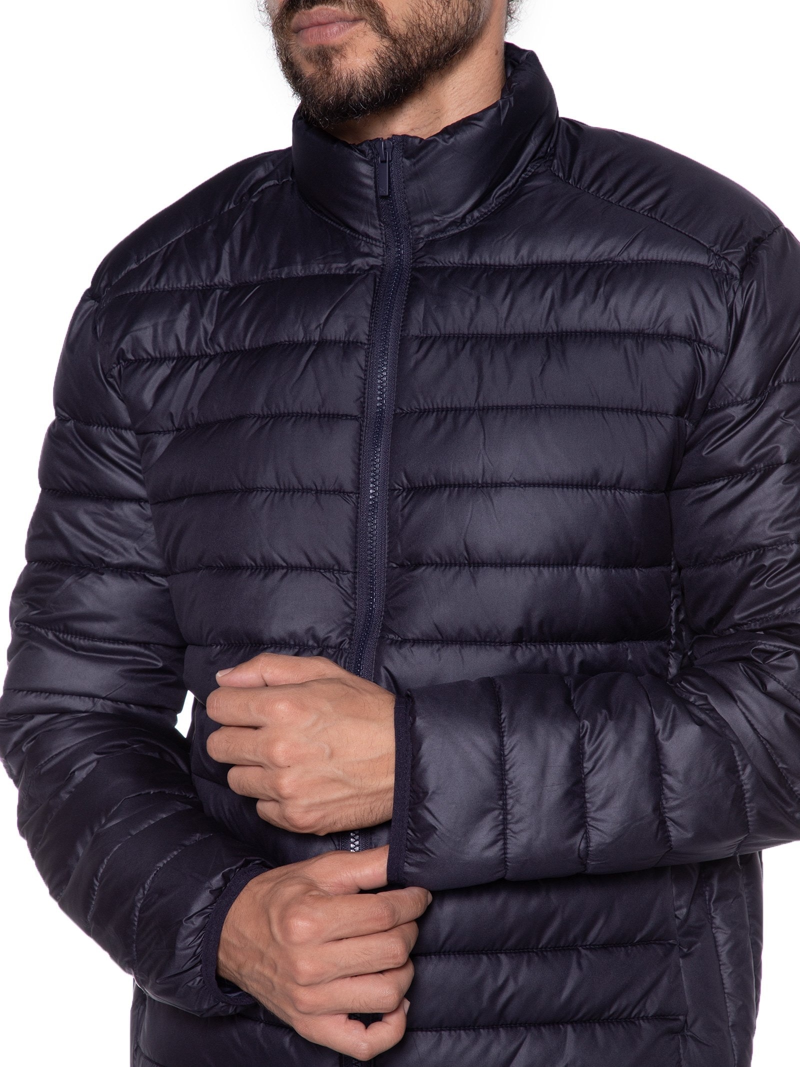 Jaqueta Masculina Lisa Azul Hering