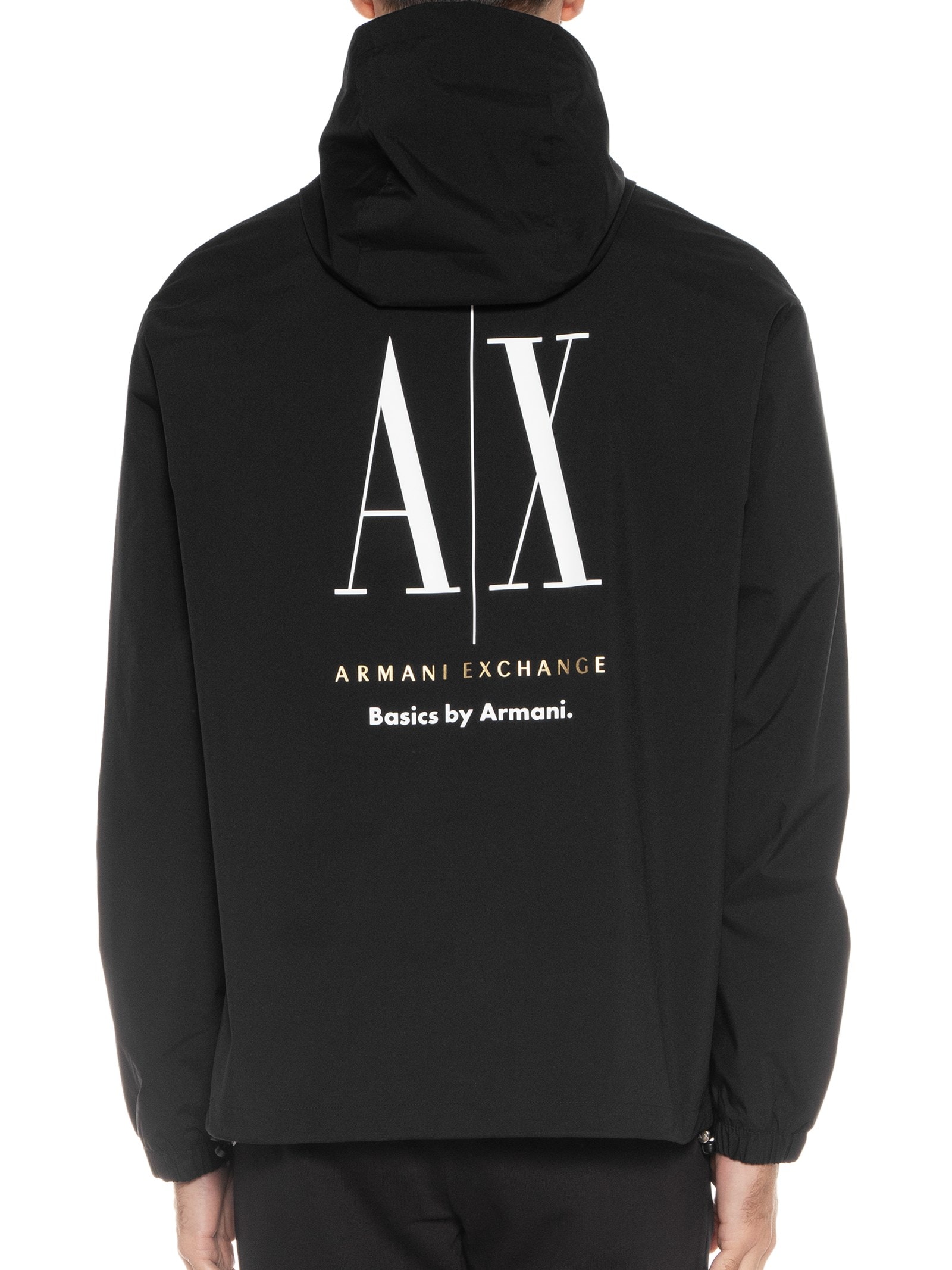 Jaqueta Masculina Logo - Preto - Armani Exchange