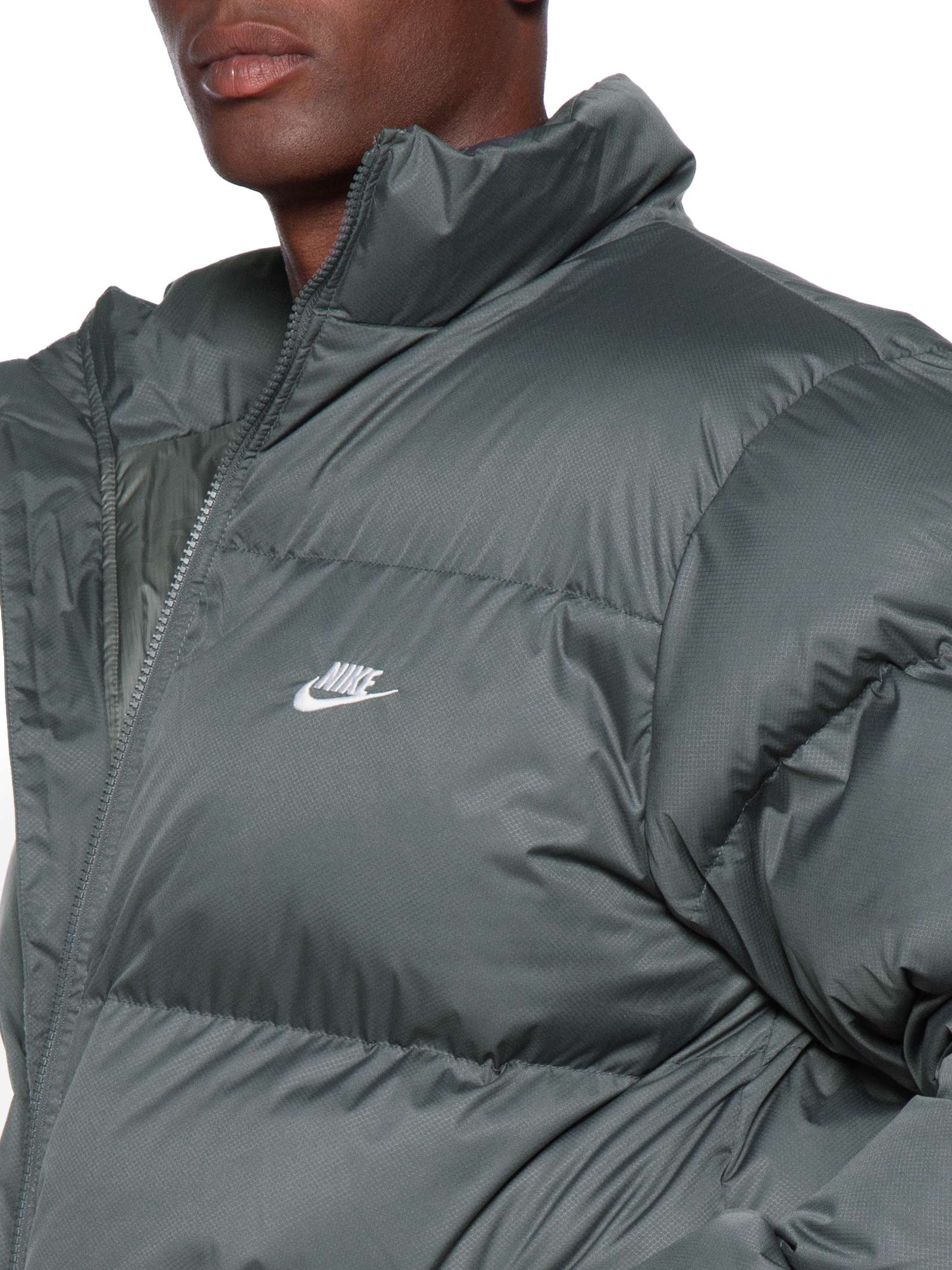 Nike - Jaqueta Masculina M Club Puffer Jkt - Cinza