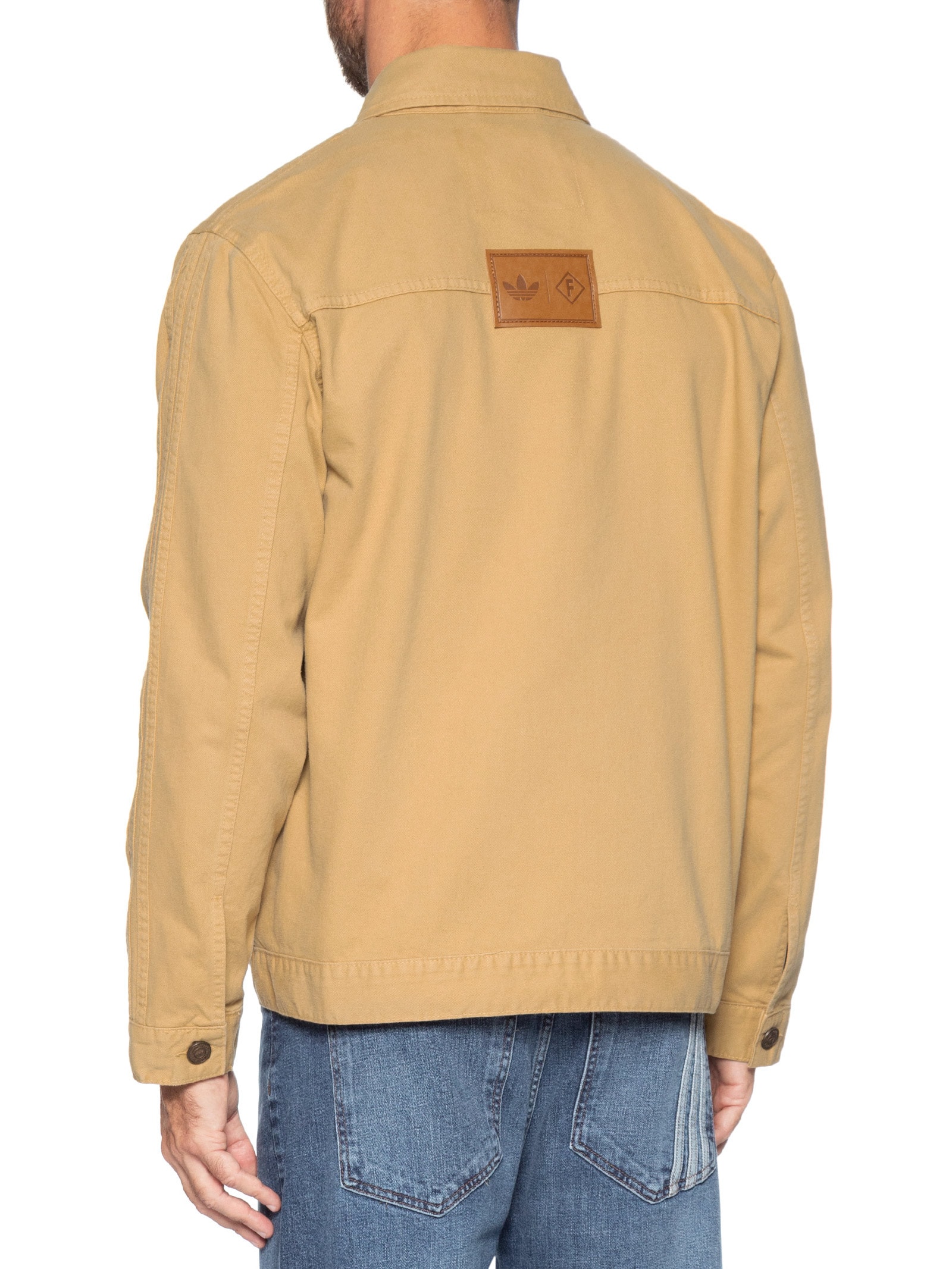 Jaqueta Masculina Malta em Sarja Bege Forum + Adidas