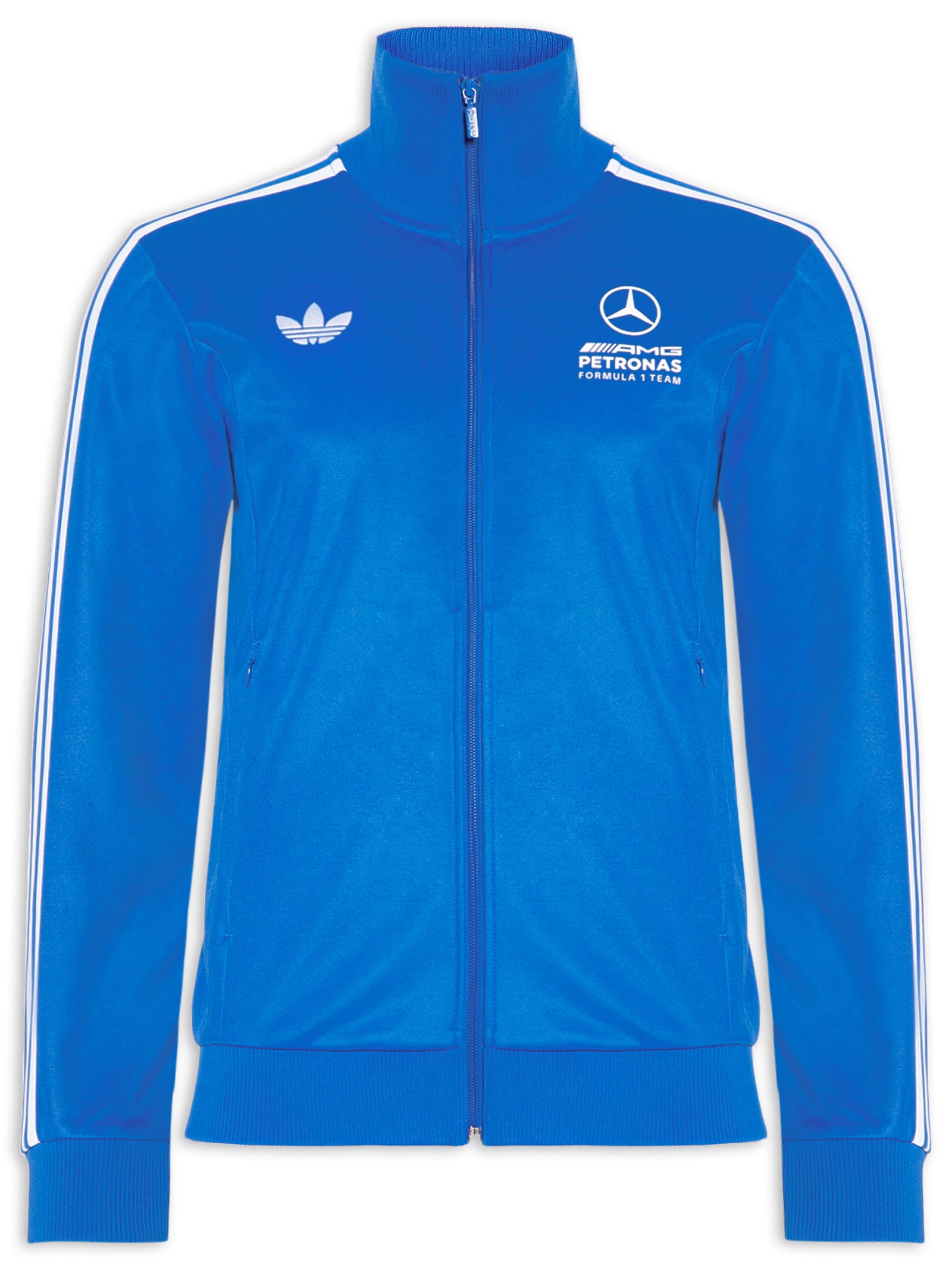 Jaqueta Masculina Mercedes AMG Petronas Azul Adidas + Mercedes