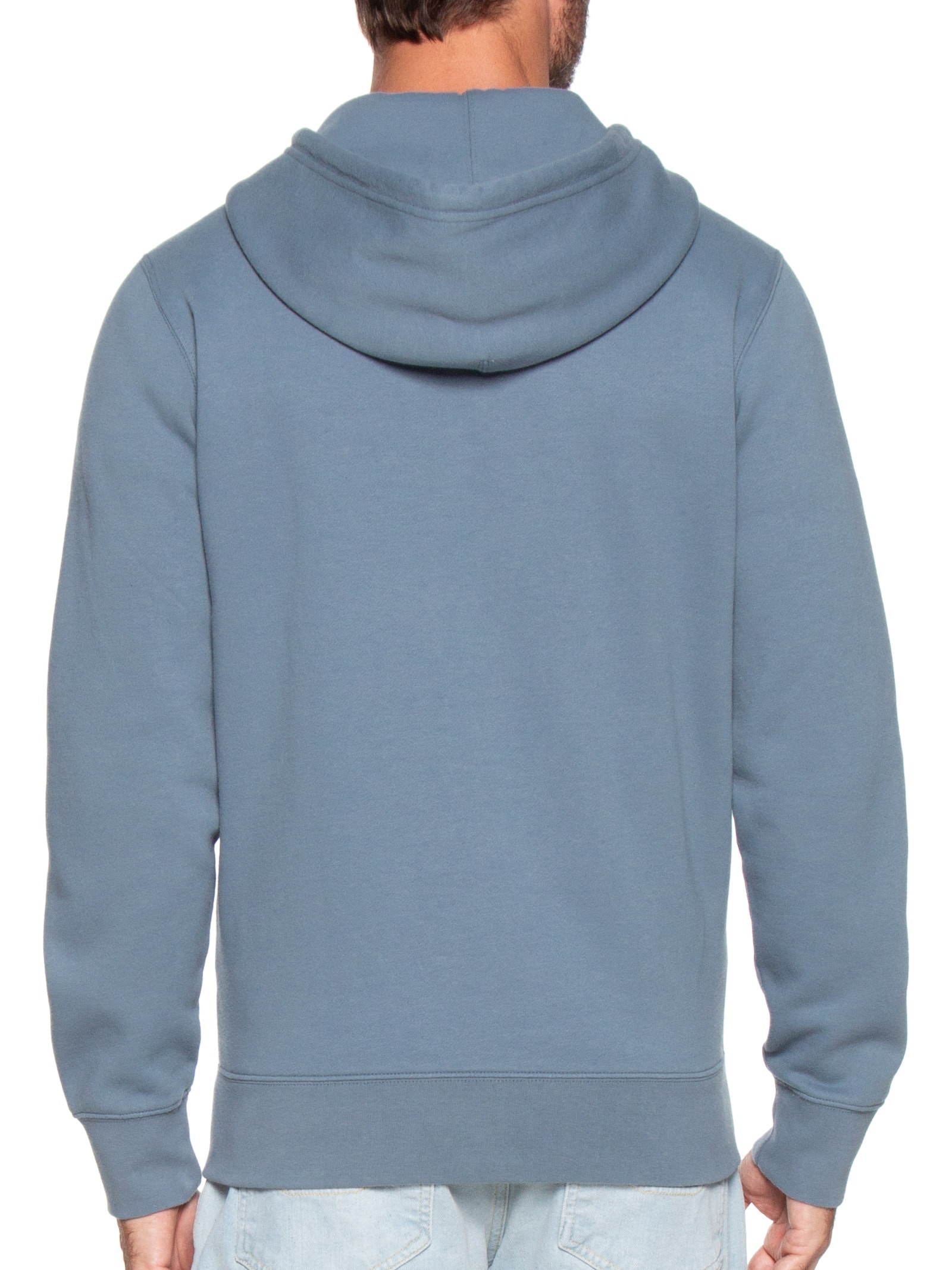 Jaqueta Masculina Moletom Classic Fit com Zíper Azul Levi's