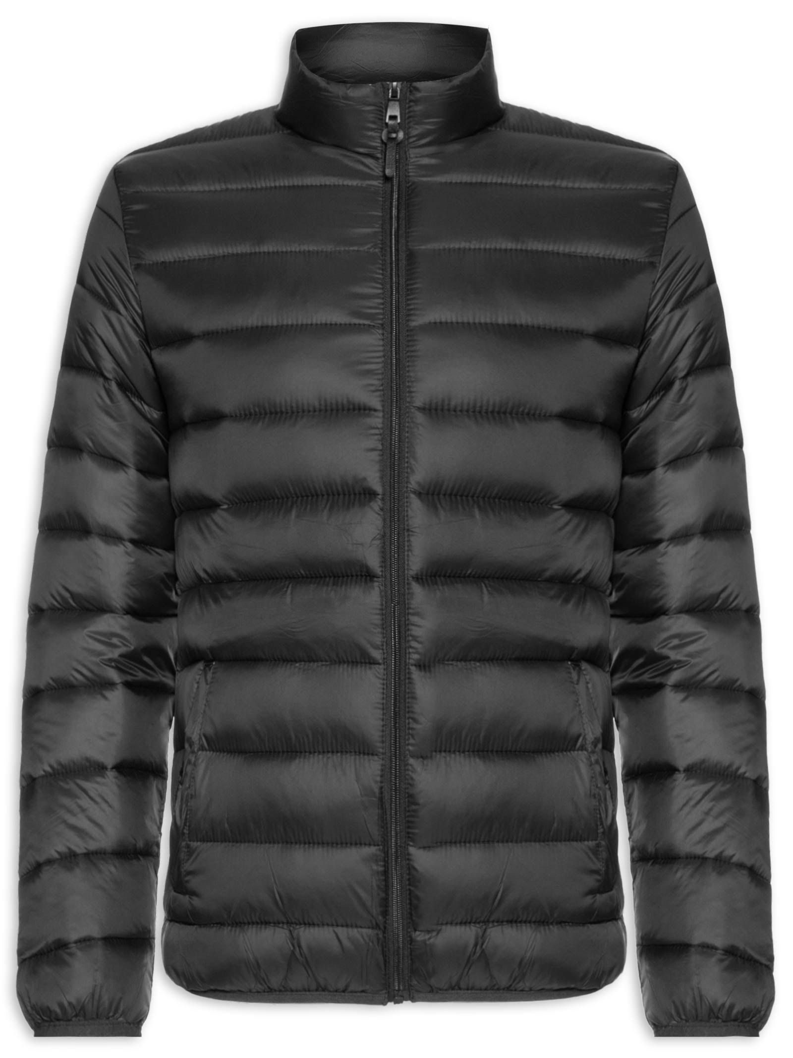 Jaqueta Masculina Nylon Gomos Preto Sergio K