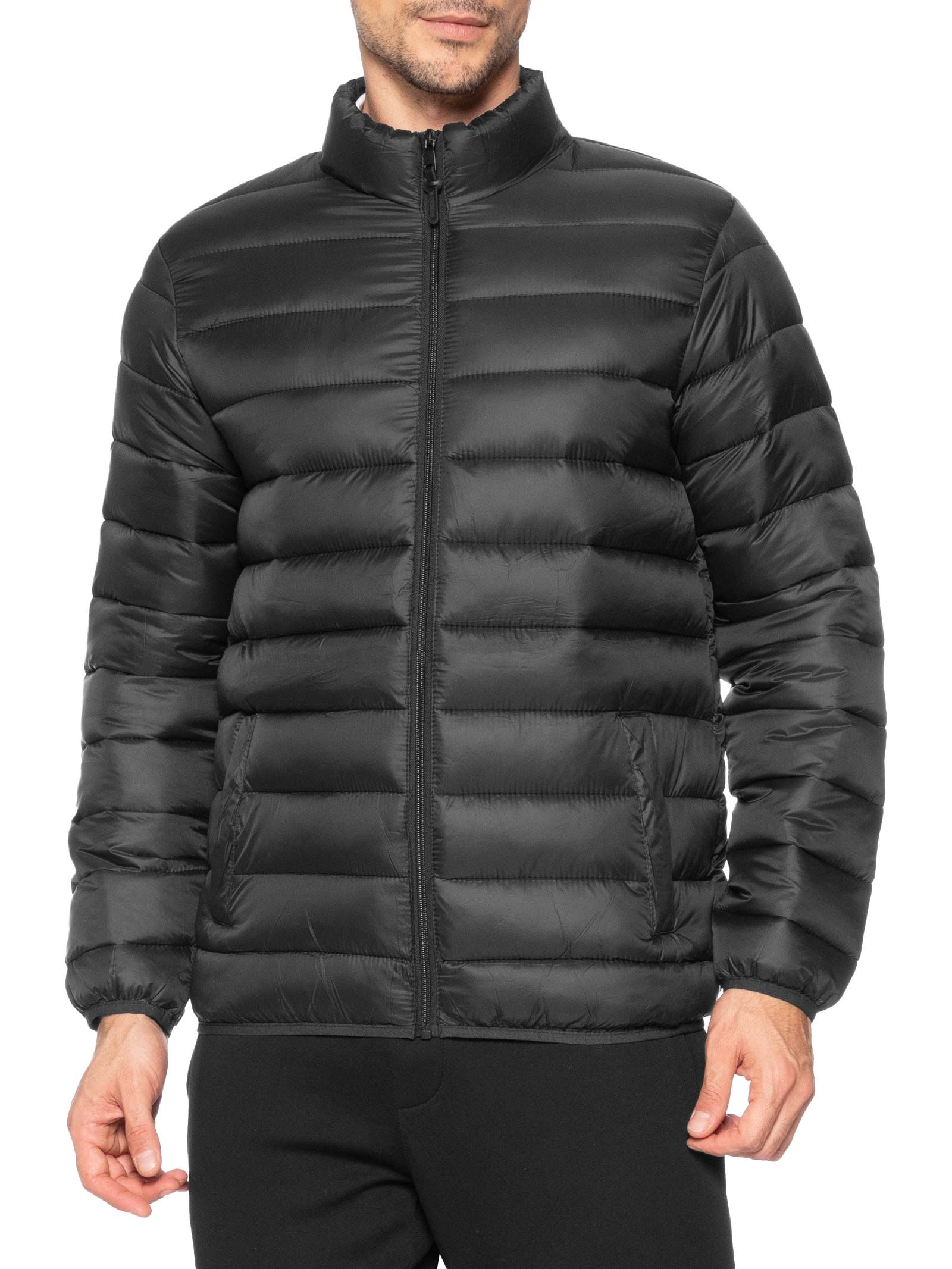 Jaqueta Masculina Nylon Gomos Preto Sergio K