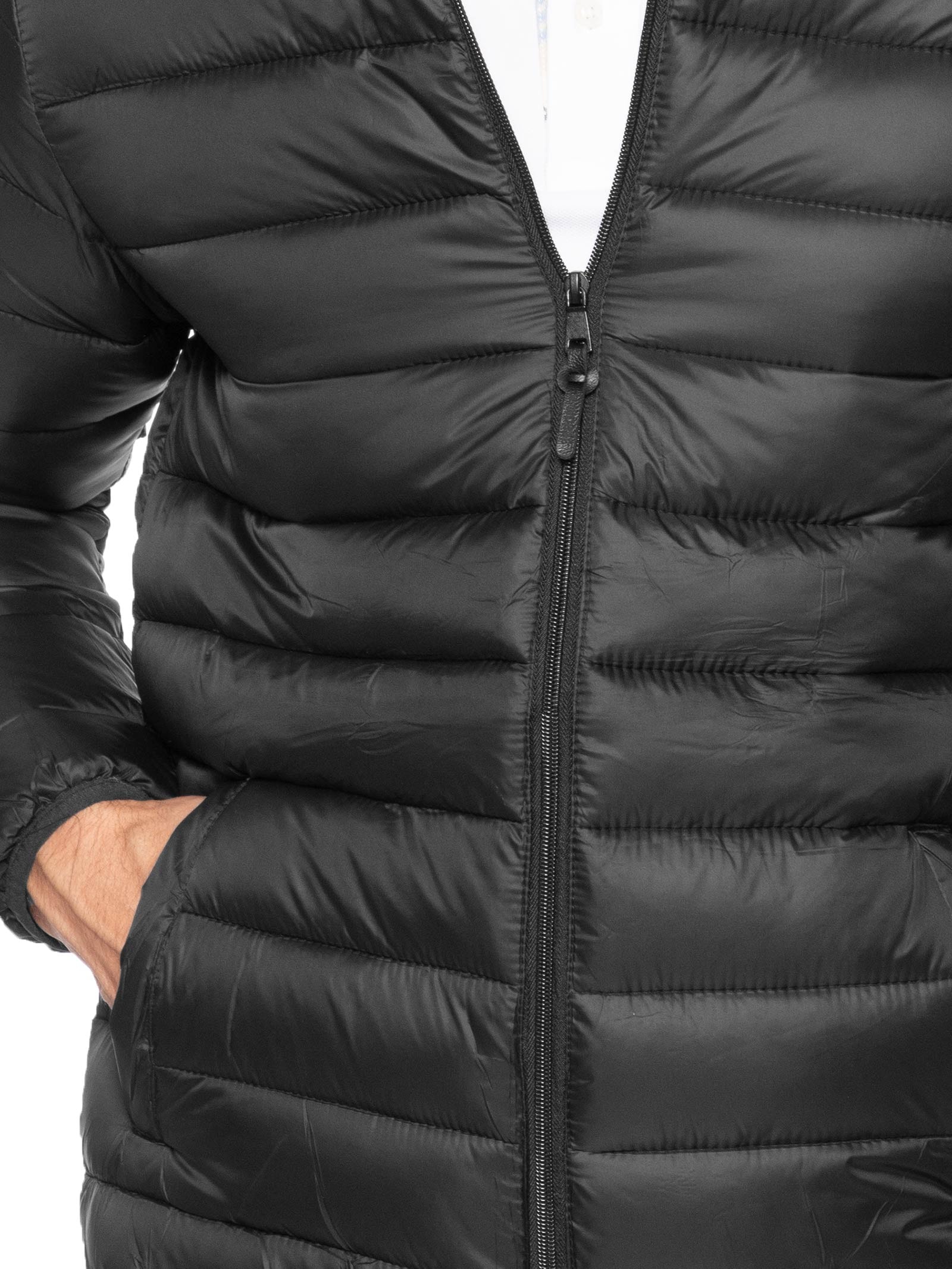 Jaqueta Masculina Nylon Gomos Preto Sergio K