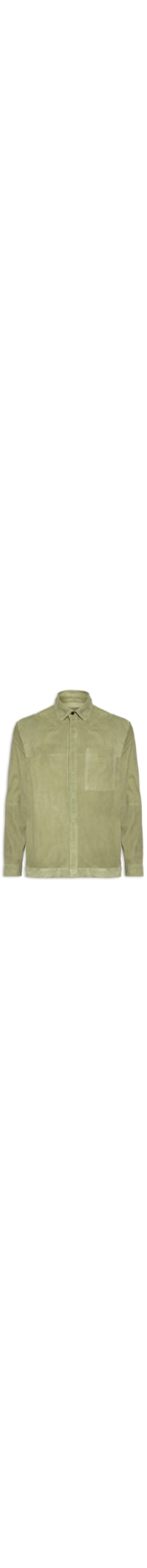 Jaqueta Masculina Over Classic Leather - Verde