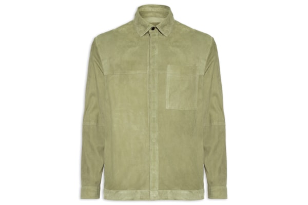 Jaqueta Masculina Over Classic Leather - Verde