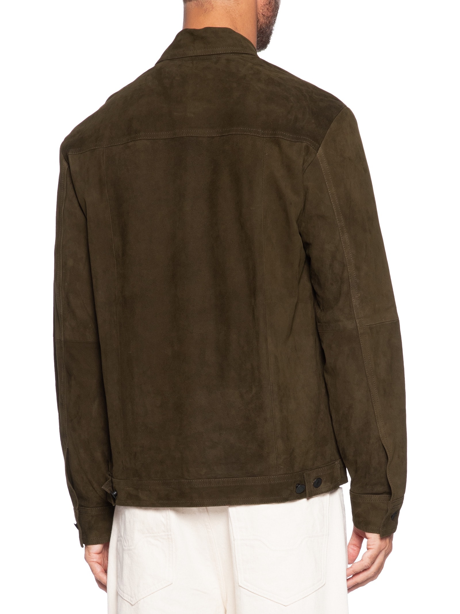 Jaqueta Masculina Over Leather – Marrom Osklen