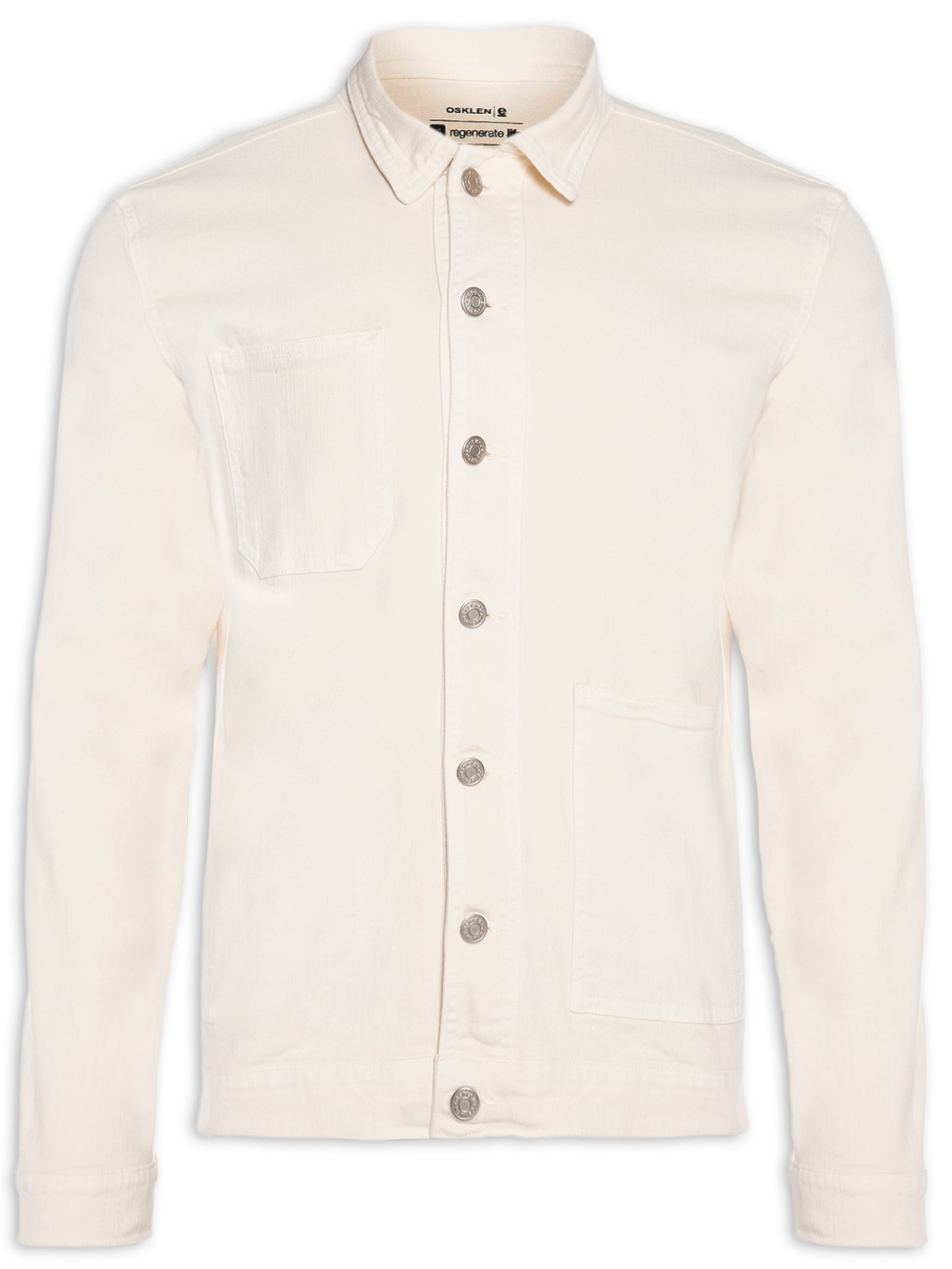Jaqueta Masculina Overcut Denim Raw Bege Osklen