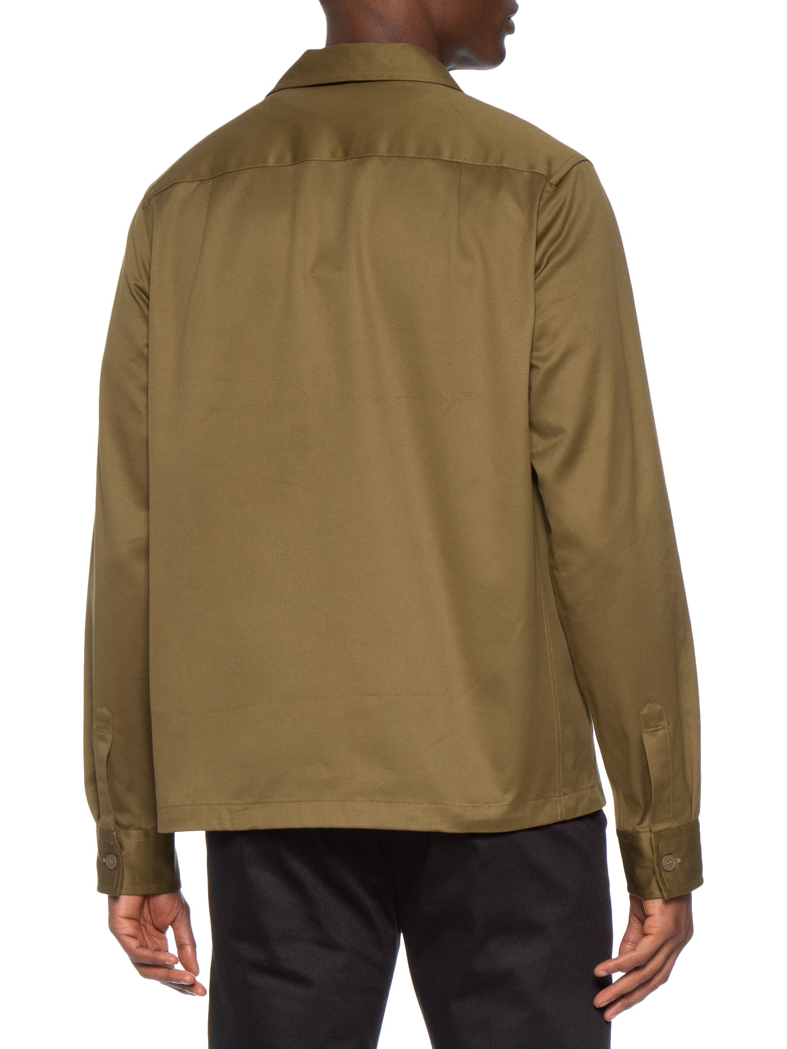 Jaqueta Masculina Overshirt Com Bolso Frontal Marrom Fred Perry