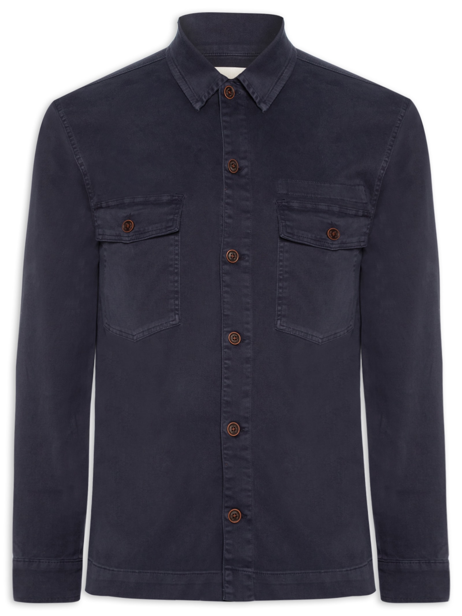Jaqueta Masculina Overshirt Yosemite Azul Austral