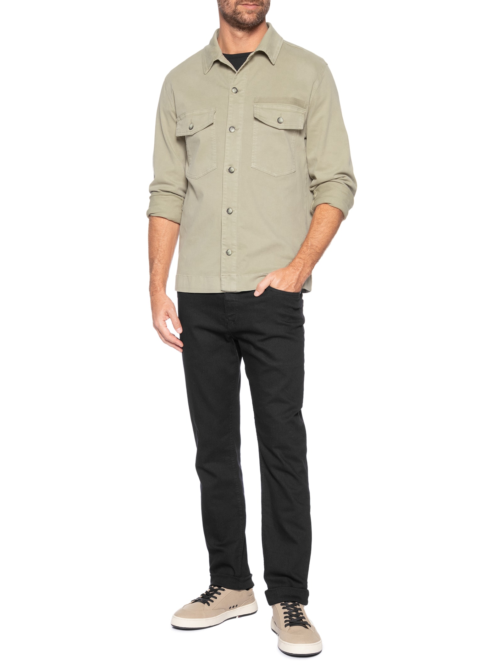 Jaqueta Masculina Overshirt Yosemite Verde Austral