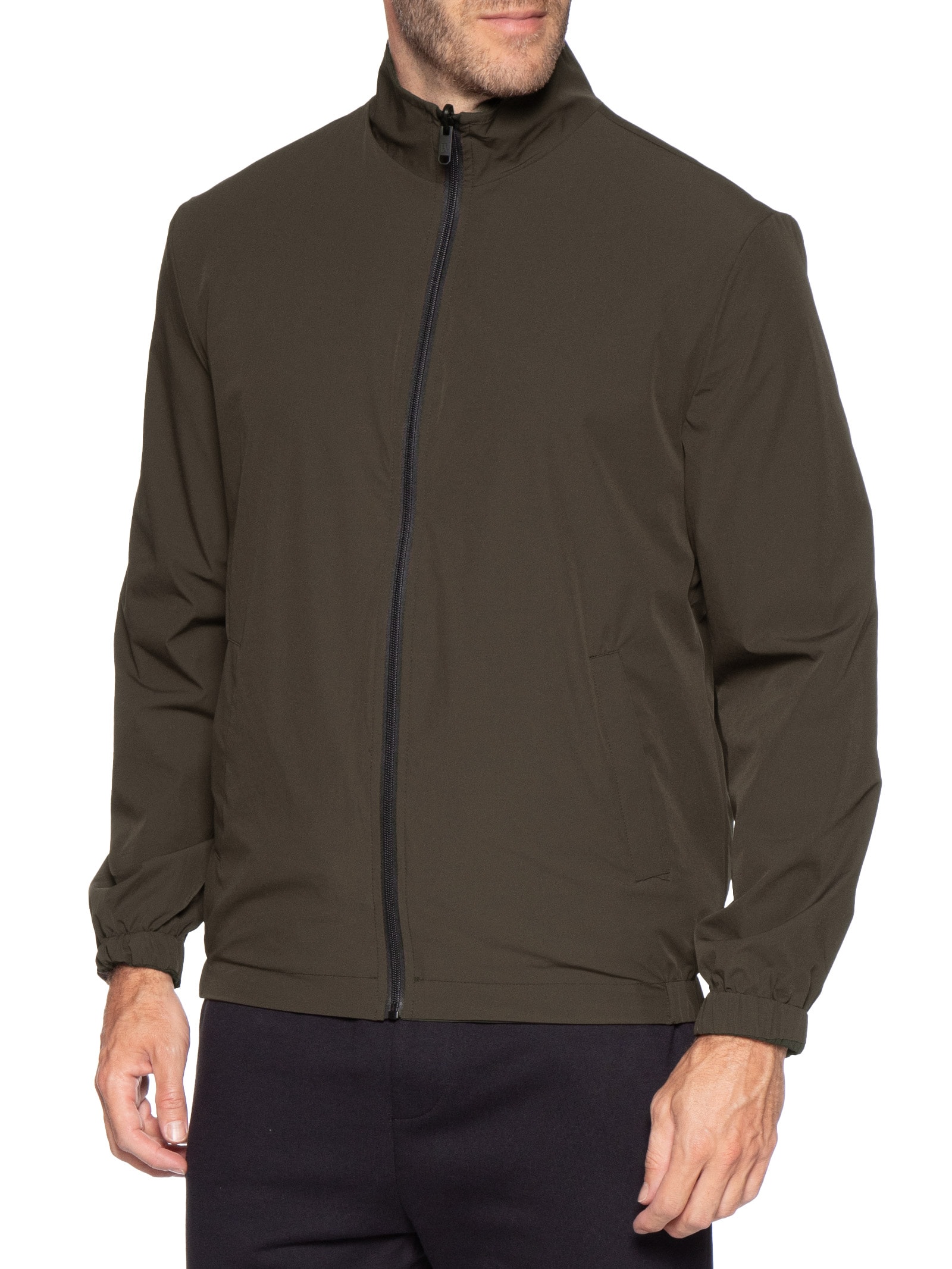 Jaqueta Masculina Overshit Dupla Face Esporte Easy Tech Verde Foxton