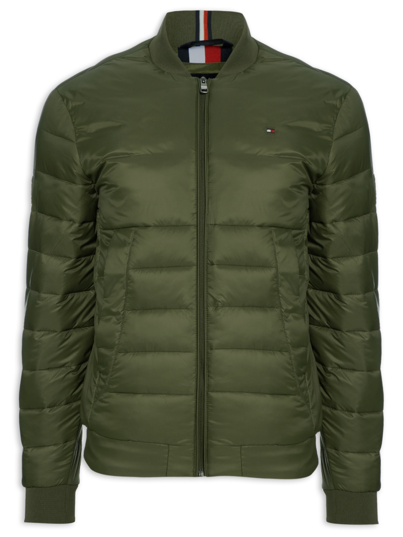 Jaqueta Masculina Packable Recycled Quilt Bomber - Tommy