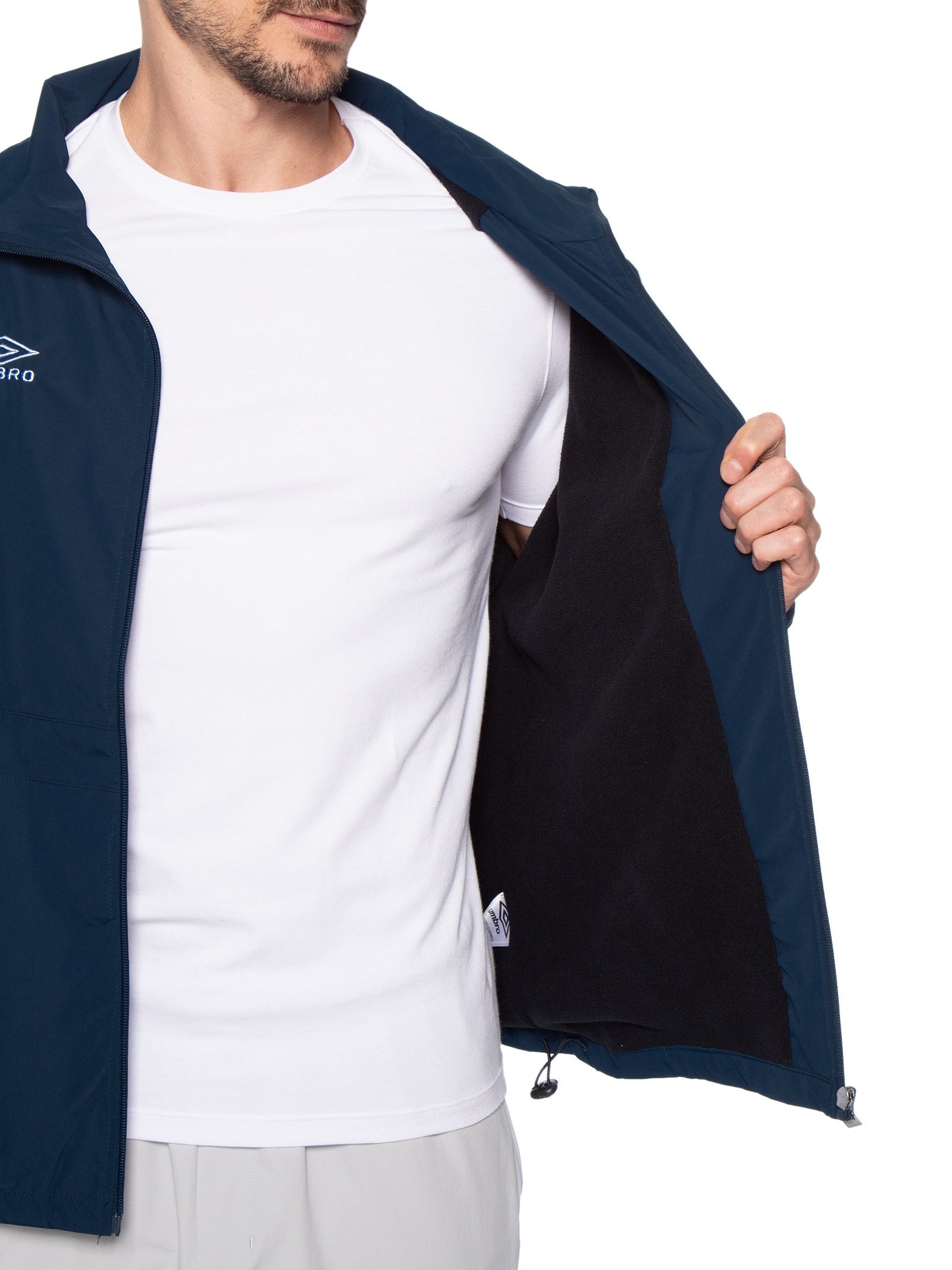 Jaqueta Masculina Panelled Boxy – Azul Umbro