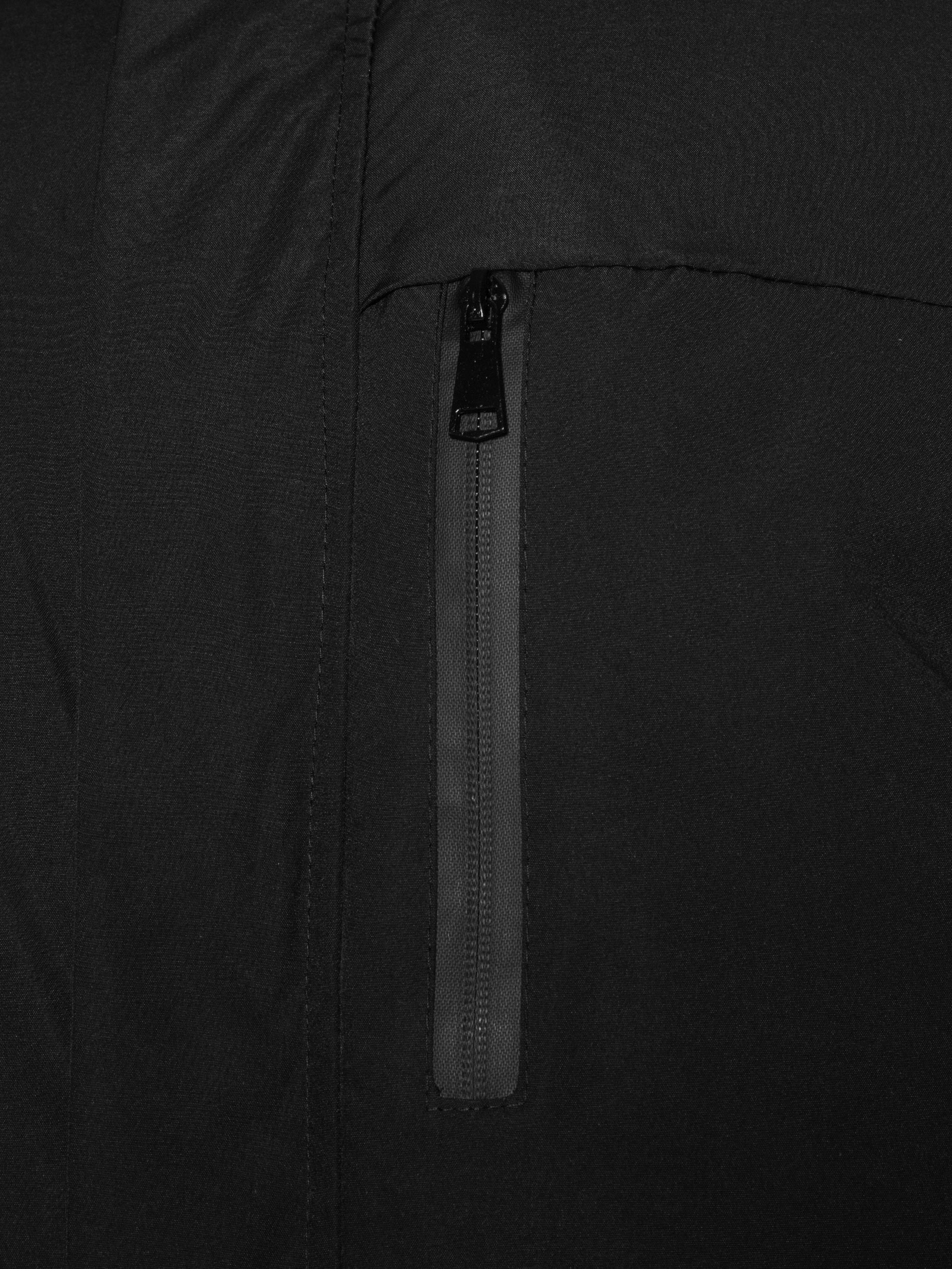 Jaqueta Masculina Parka Básica Preto Basiq Men