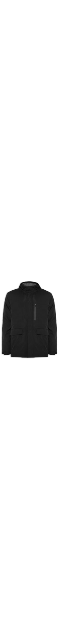 Jaqueta Masculina Parka Básica - Preto