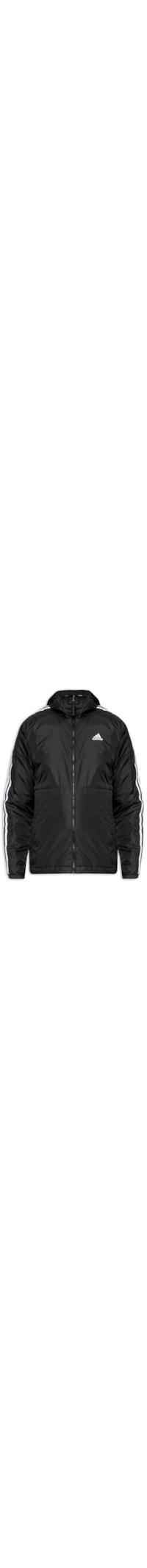 Jaqueta Masculina Puffer 3 Stripes - Preto