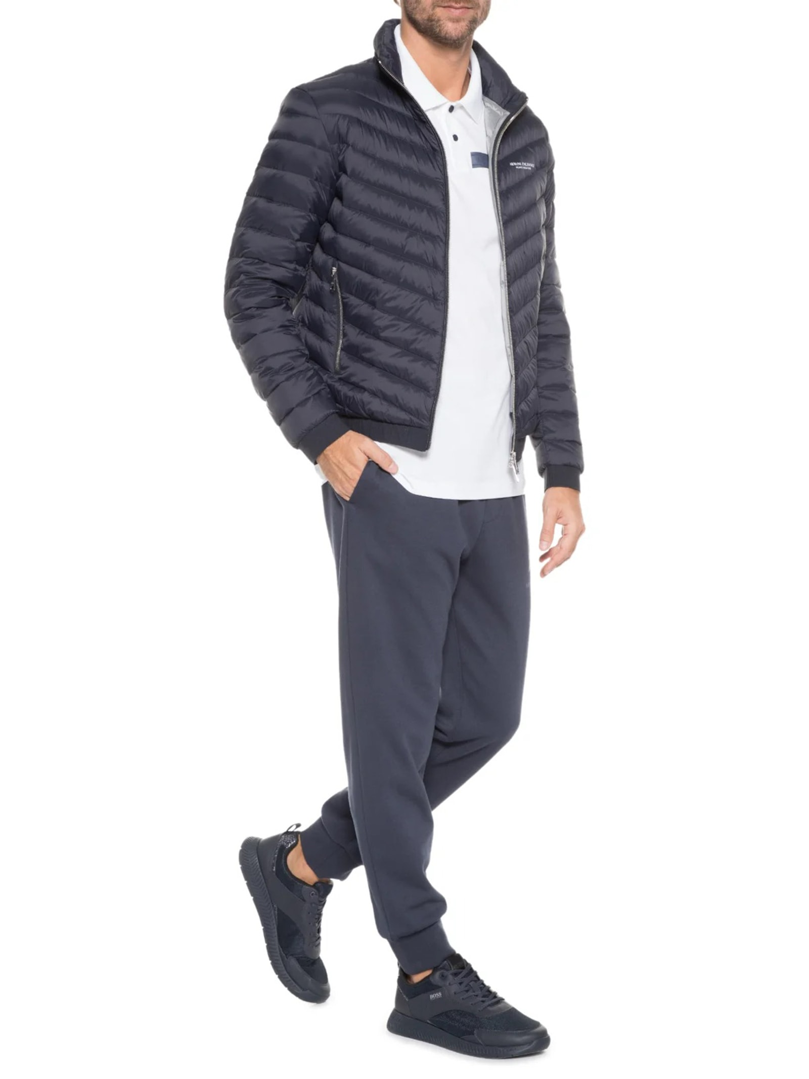 Jaqueta Masculina Puffer Azul Armani Exchange