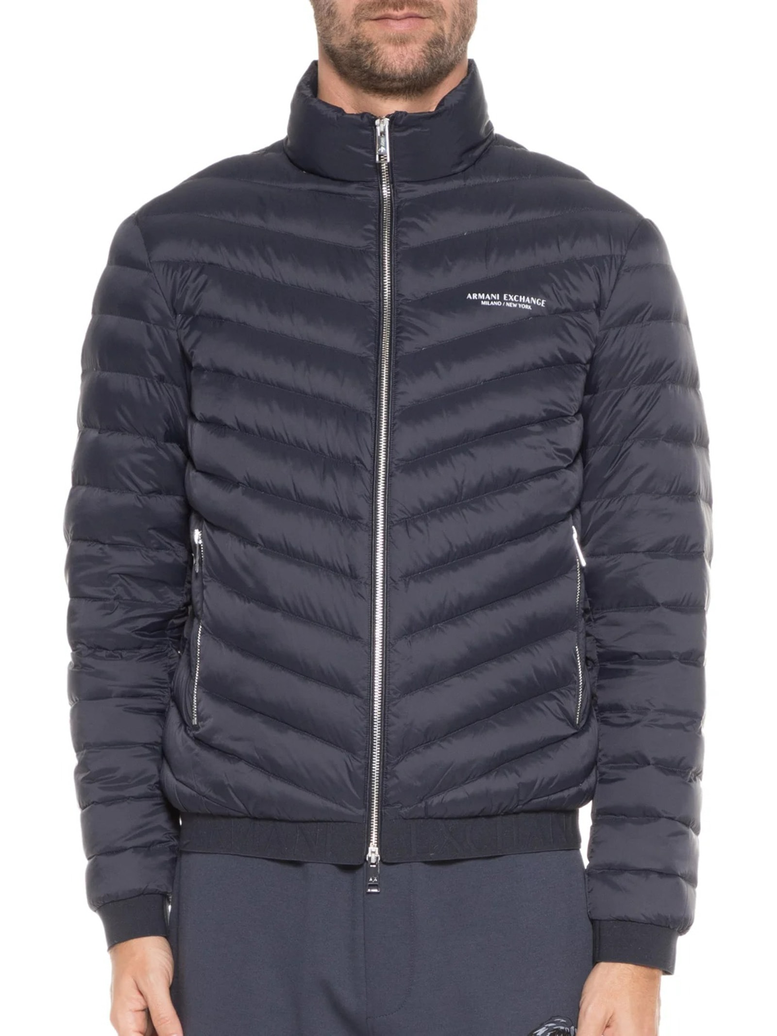 Jaqueta Masculina Puffer Azul Armani Exchange