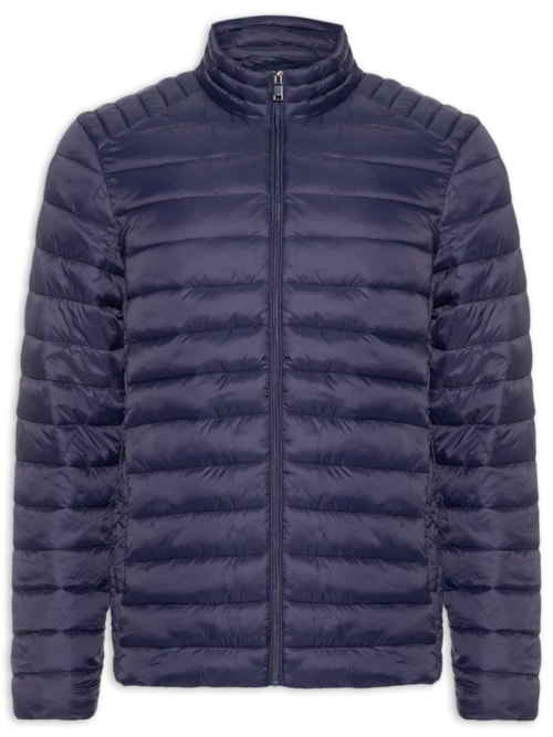 Jaqueta Masculina Puffer Básica – Azul