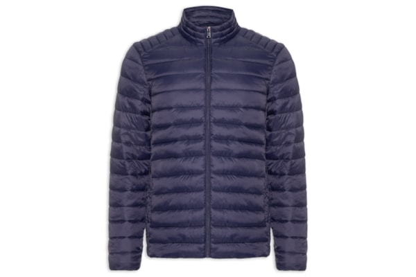 Jaqueta Masculina Puffer Básica - Azul