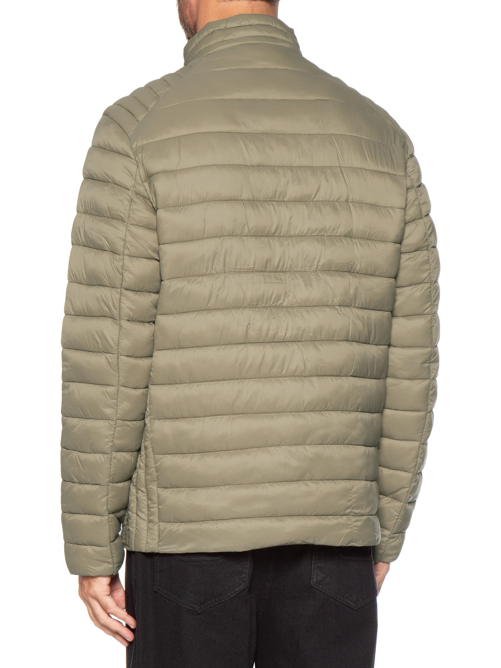 Jaqueta Masculina Puffer Básica Bege Basiq Men