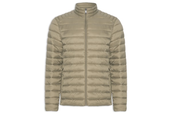 Jaqueta Masculina Puffer Básica - Bege