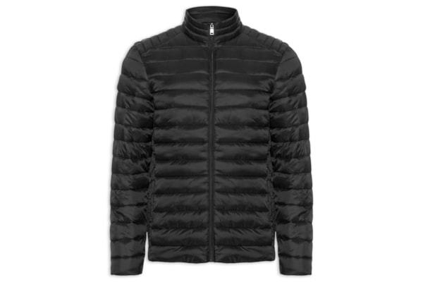 Jaqueta Masculina Puffer Básica - Preto