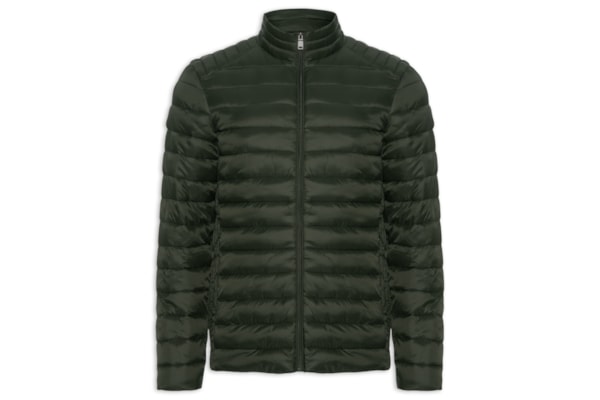Jaqueta Masculina Puffer Básica - Verde
