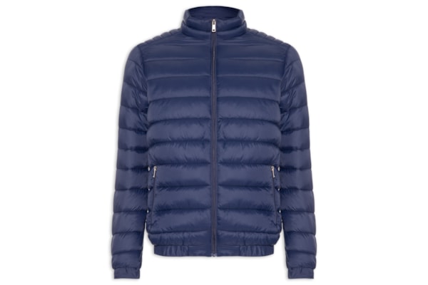 Jaqueta Masculina Puffer Básica – Azul