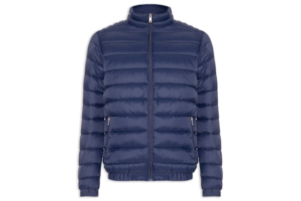 Jaqueta Masculina Puffer Básica – Azul